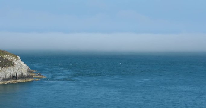 Holy Iland coast line on sunny day.