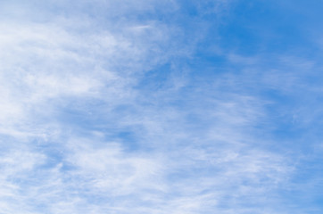 cloudy sky in winter