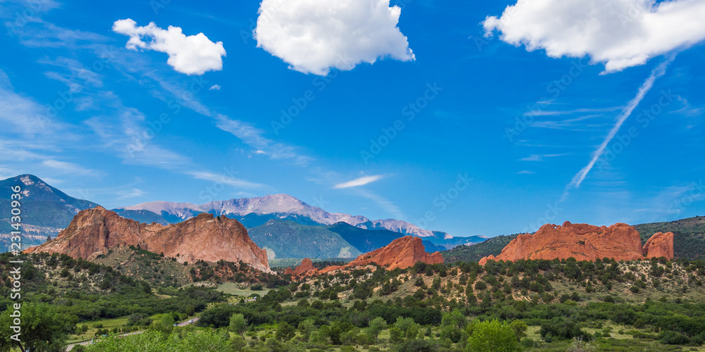 Wall mural Garden of the Gods Park