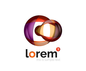 Abstract geometric business icon