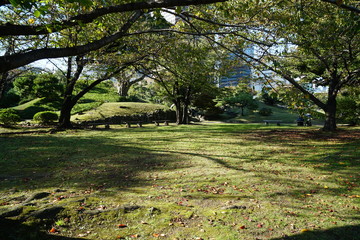 Obraz premium 旧芝離宮恩賜庭園