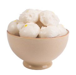 Fototapeta na wymiar Steamed Chinese Buns in a bowl