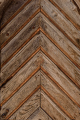 Closeup photo of natural brown wooden planks background