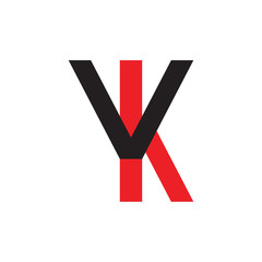 Obraz premium VK logo letter design 