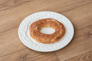 turkish simit bread, sesame bagel, adana