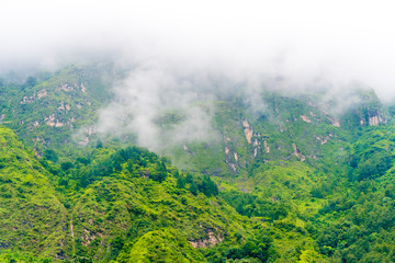 Nature view in Annapurna Conservation Area, Nepal