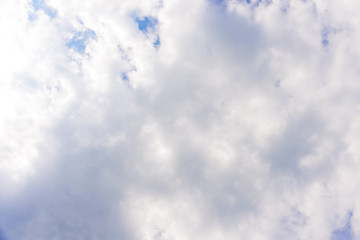 The nature of blue sky with cloud in the morning.