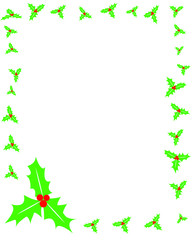 Holly and border