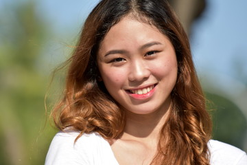 Filipina Female Smiling