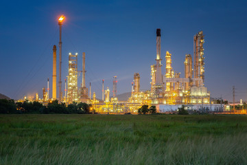 Oil refinery plant and gas industrial factory