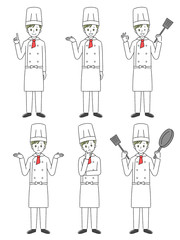 コックさんのイラスト