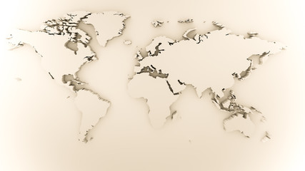 3D World Map
