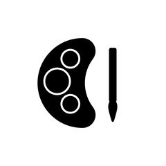 art lesson icon glyph