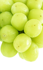 white grape fresh fruit in closeup shot