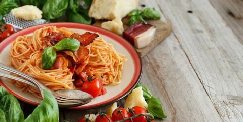 Spaghetti alla amatriciana