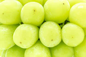 white grape fresh fruit in closeup shot