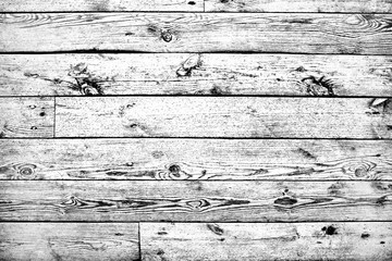 Trendy black and white high contrast wooden background or texture, desaturated hdr image