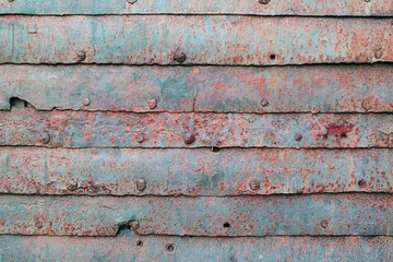 aged brushed metal plates armor texture - nice abstract photo background