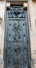 old door of church