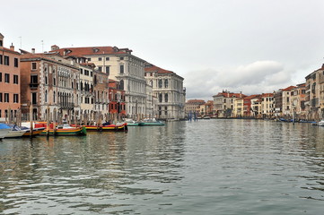 Venice. Houses on the canal.