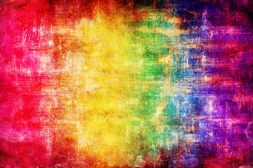 abstract grunge background in rainbow colors