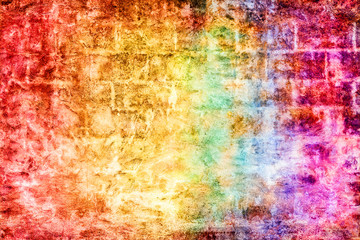 abstract grunge background in rainbow colors