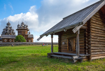 The rural life and the religious monuments of Karelia region