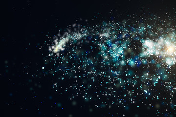 3d rendering, Brilliant nebula