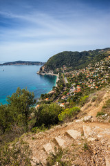 Fototapeta na wymiar French Riviera Coastline