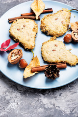 Autumn pear cookies