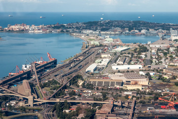 Carrington - Newcastle Harbour - Newcastle Australia. Newcastle is one of the largest coal export ports in the world.