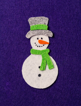 Felt Crhristmas card, DIY idea
