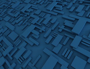 3d abstract architecture background. 3d illustration