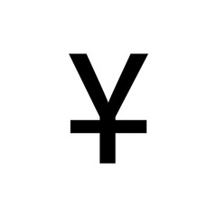 Obraz premium icon of the Japanese yen. vector illustration