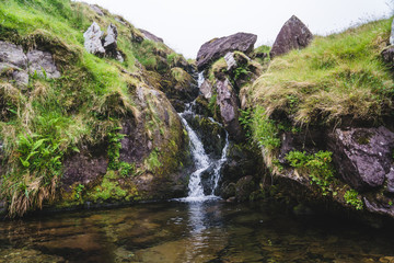 Highland area near of mount Carrauntoohil. At morning
