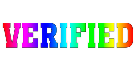 verified Rainbow log Banner