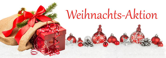 Weihnachts-Aktion / Nikolaussack mit Geschenk