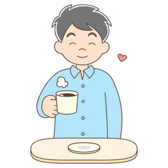 コーヒー_お父さん1