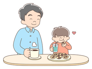 コーヒー_お父さん1