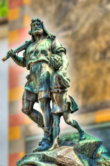 William Tell monument in Altdorf, Switzerland