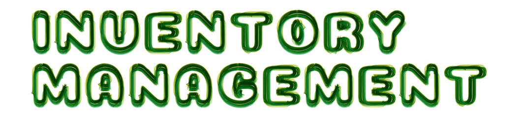 Inventory Management - written on white background