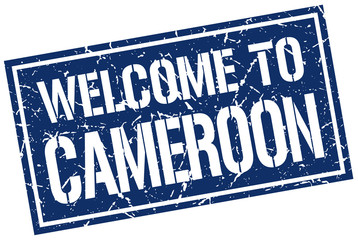 welcome to Cameroon stamp