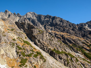  Valley of Five Spis Lakes. High Tatra Mountains, Slovakia.