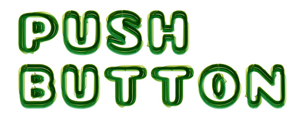 Push Button - written on white background