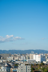 Naklejka premium 大阪 北摂都市風景