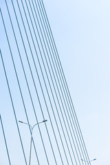 Fototapeta premium modern building bridge with lantern