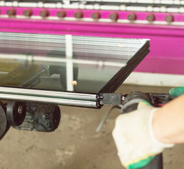 Production of PVC windows, assembly of double-glazed windows, tightness, double-glazed windows, manufacture, impermeability