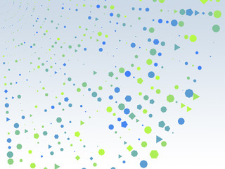 背景　パターン　ランダム　円周　多角形　