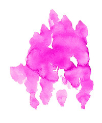 Big Stain of Pink Watercolor