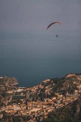 paragliding in the mountains